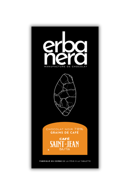 ÉDITION LIMITÉE - Chocolat noir 78% & Grains de café