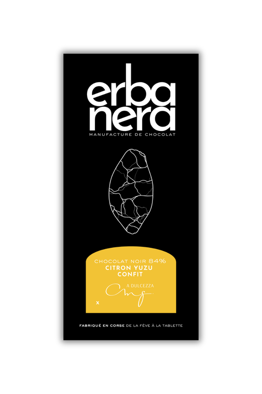 ÉDITION LIMITÉE - Chocolat noir 84% & Zestes de Citrons Yuzu confits