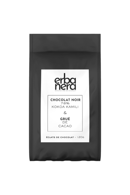 Éclats de chocolat au grué de cacao - Kokoa Kamili, Tanzanie - 78%