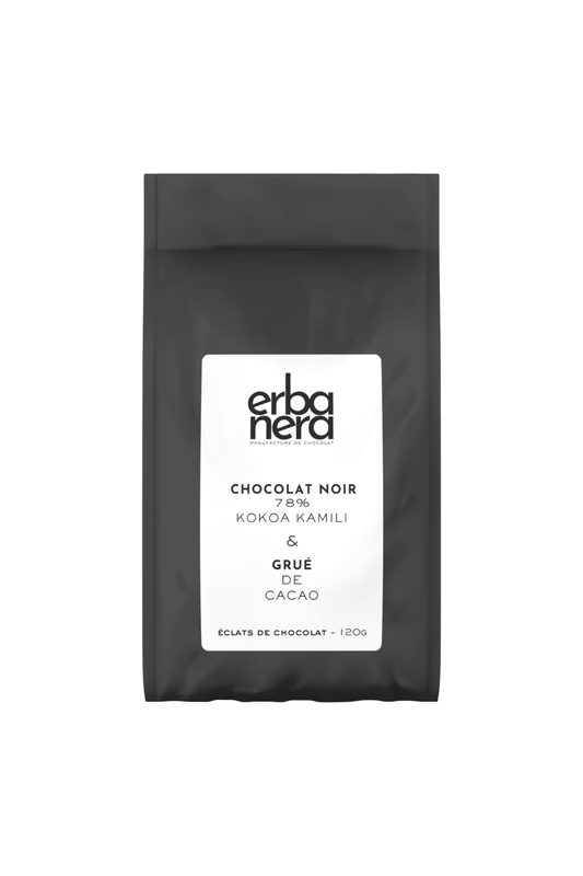 Éclats de chocolat au grué de cacao - Kokoa Kamili, Tanzanie - 78%